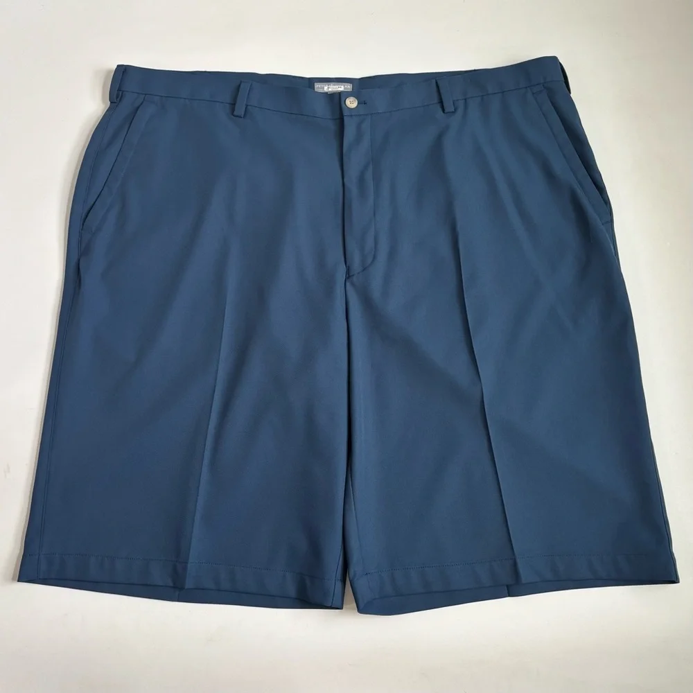 Peter Millar Wicking Performance Golf Shorts Mens 46 Navy Blue